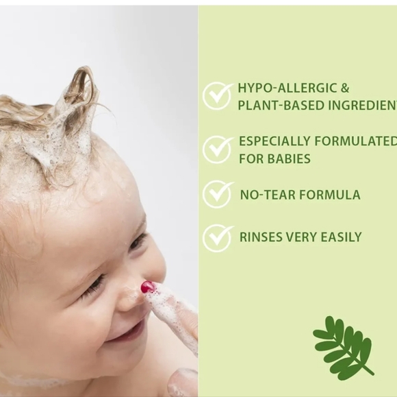 3-in-1 Baby Shampoo, Body Wash & Conditioner 10 oz (Pack of 2) - Picture 6 of 8